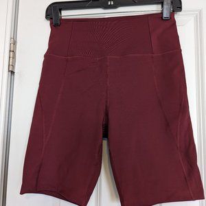 High-rise bike short (mulberry) - M - girlfriend collective
